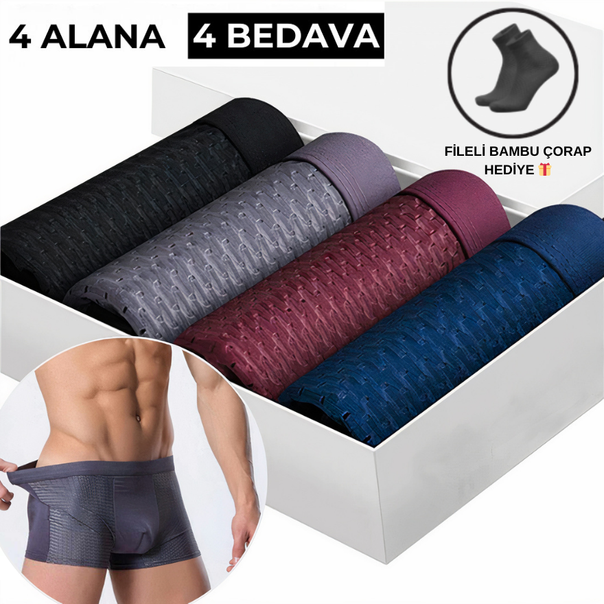 Premium Boodie Fiber Boxer Şort